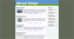 Desktop Screenshot of abroaddesign.com
