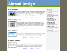 Tablet Screenshot of abroaddesign.com
